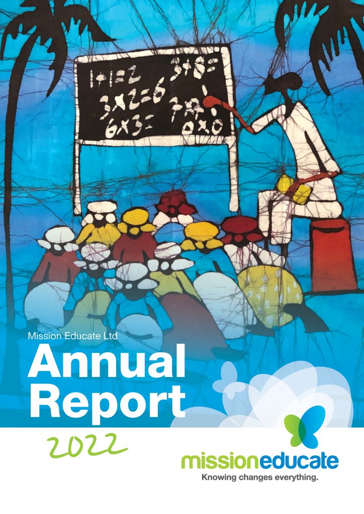 Download the 2022 Annual Report from Mission Educate.